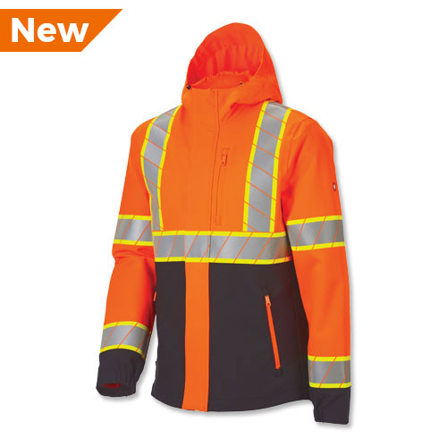 Strauss High Visibility Waterproof Softshell Class 2 Jacket