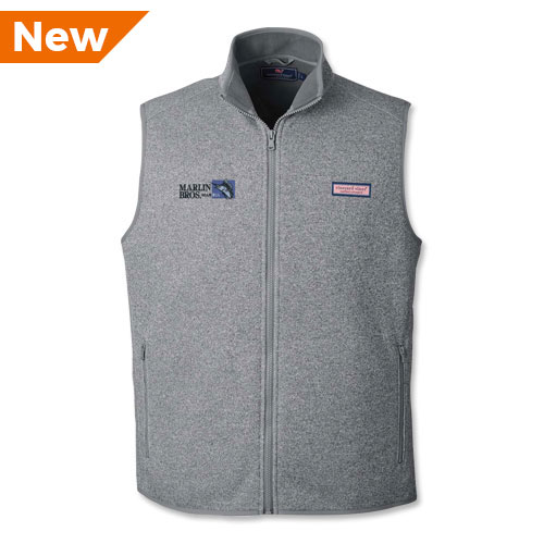 vineyard vines Men's Mountain Sweater Fleece Vest