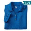 Women's Plaited Piqué Polo