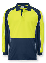 WearGuard® Long-Sleeve Enhanced Visibility Color Block Polo