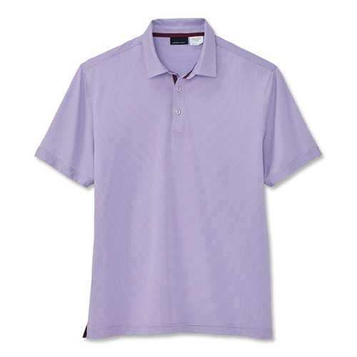 A. Mark Studio Men's Microstripe Short-Sleeve Polo