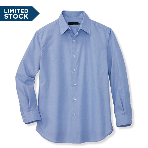 A.Mark Studio™ Men's Long-Sleeve End-On-End Dress Shirt