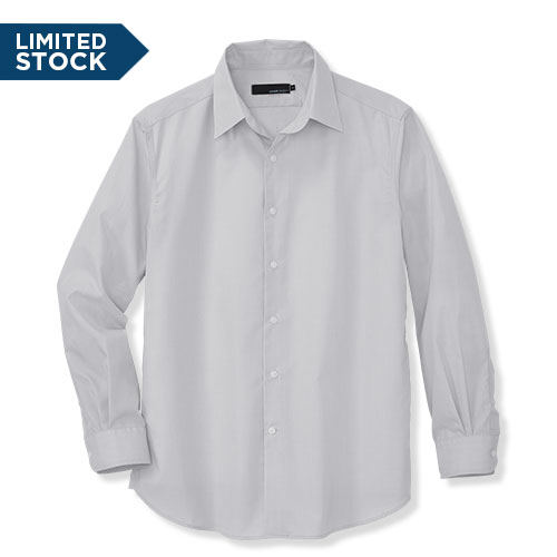 A.Mark Studio™ Men's Long-Sleeve End-On-End Dress Shirt