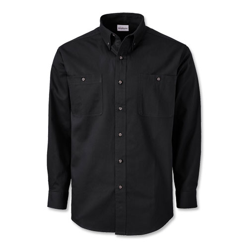 WearGuard® Long-Sleeve 100% Cotton Twill Shirt