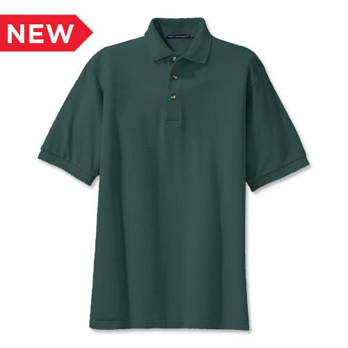 Port Authority Short-Sleeve Cotton Piqué Polo