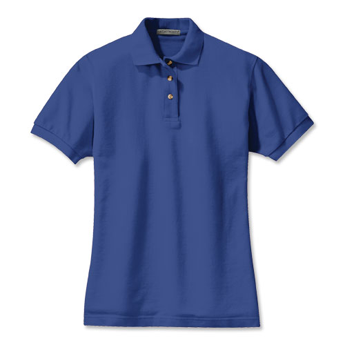 Port Authority Women's Short-Sleeve Cotton Piqué Polo