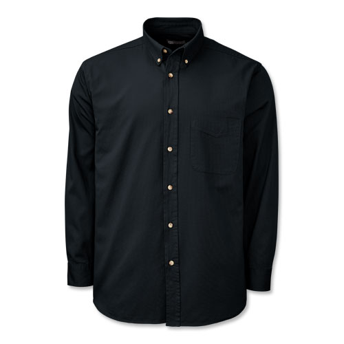 Men's Long-Sleeve Cotton Twill Shirt