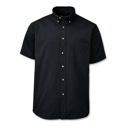 Men's Short-Sleeve Cotton Twill Shirt