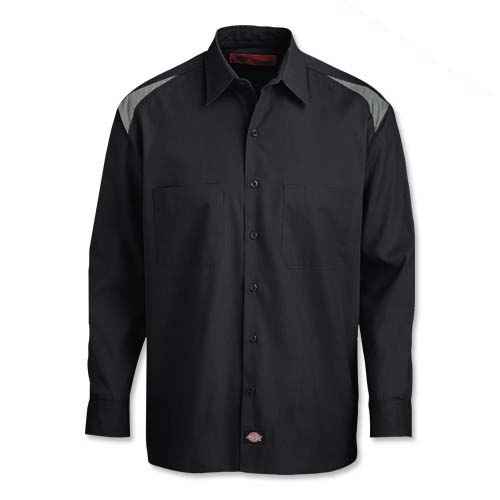 22372 Dickies® Long-Sleeve Mechanical Stretch Color Block Shirt from ...