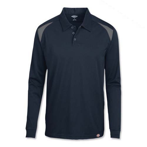 Dickies&reg; Long-Sleeve Performance Color Block Polo