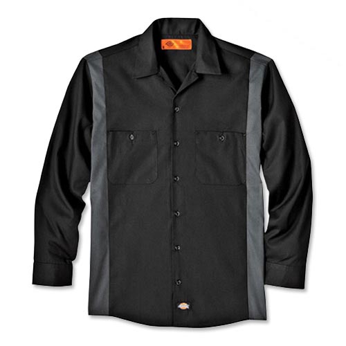 2315 Dickies® Long-Sleeve Color Block Shirt from Aramark