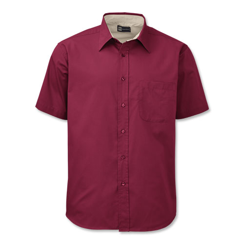 Men's Short-Sleeve Twill Shirt