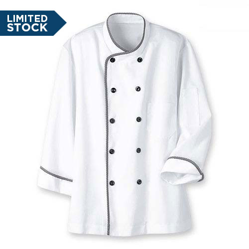 color trim executive chef coat