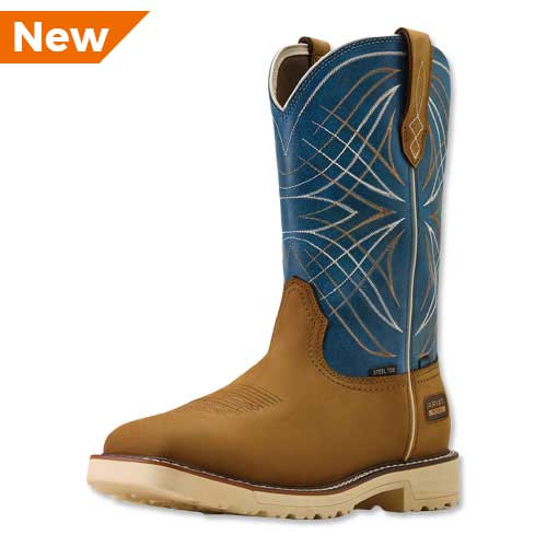 Ariat Activator Waterproof 11&rdquo; Pull-On Work Boot