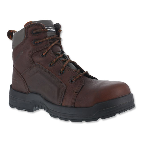 Rockport Women's Works More Energy 6&rdquo; Waterproof Lace-to-Lace Work Boot
