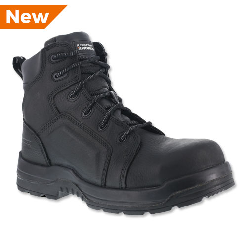 Rockport Works More Energy Men's 6-Inch Waterproof Lace-to- Work Boot