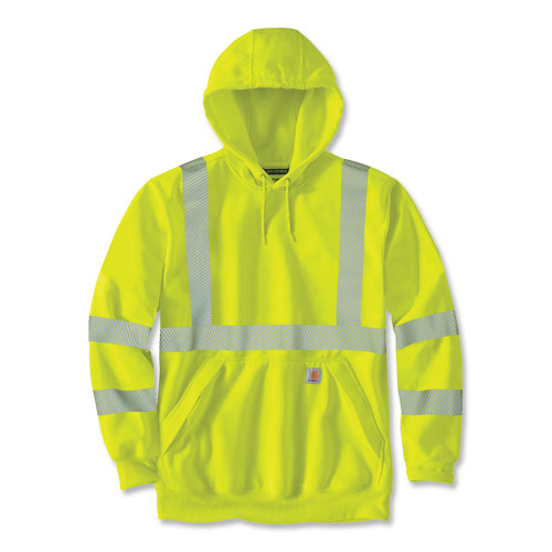 Carhartt&reg; High Visibility Class 3 Hooded Sweatshirt