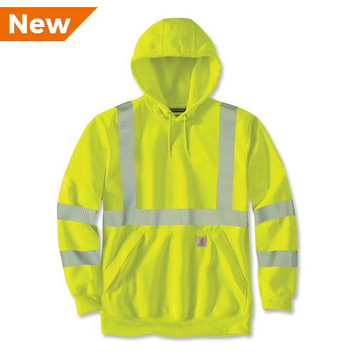 Carhartt® High Visibility Class 3 Hooded Sweatshirt