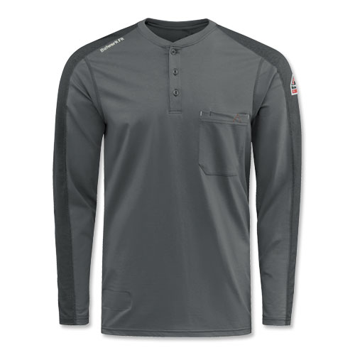 Bulwark® FR Men's Flex Knit Henley Shirt