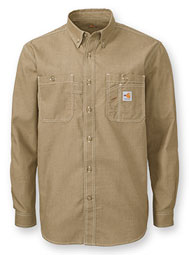 Carhartt FR Lightweight Long-Sleeve Button-Front Shirt