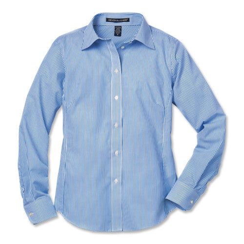 Devon and Jones Women's Stripe Executive Shirt