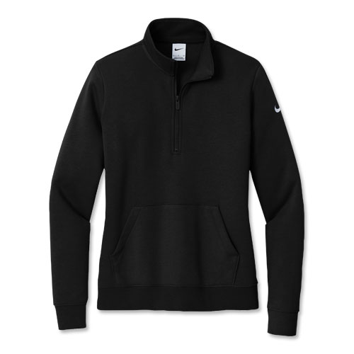 Nike Ladies Club Fleece Sleeve Swoosh ½-Zip