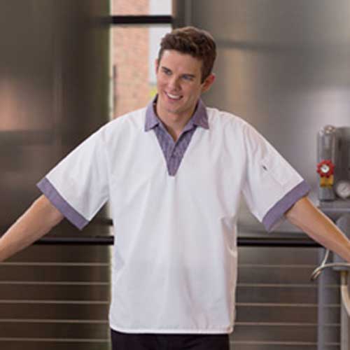 V-Neck Pullover Chef Shirt