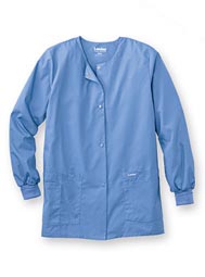 Landau® Women's Warm-Up Style Scrub Jacket