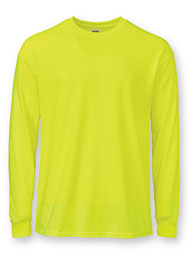 100% Ultra Cotton&reg; or Cotton Blend Long-Sleeve T