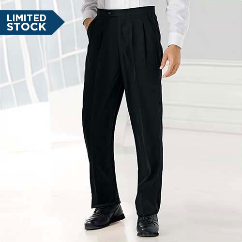 Men’s Pleated Tuxedo Pants