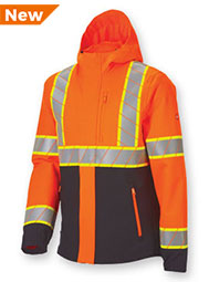 Strauss High Visibility Waterproof Softshell Class 2 Jacket