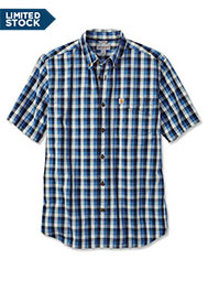 Carhartt&reg; Men's Short-Sleeve Plaid Shirt