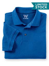 Men's Plaited Piqué Polo