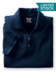 Women's Plaited Piqué Polo