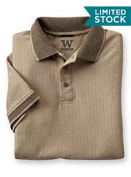 WearGuard&reg; ultimate herringbone polo
