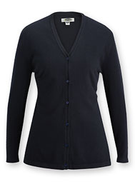 Women's V-Neck Shirttail Cardigan