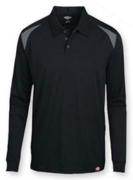 Dickies&reg; Long-Sleeve Performance Color Block Polo