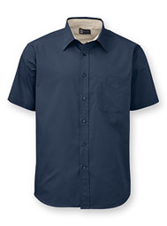 Men's Short-Sleeve Twill Shirt