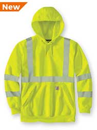 Carhartt® High Visibility Class 3 Hooded Sweatshirt