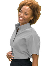 Women's Short-Sleeve Oxford Shirt