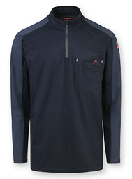 Bulwark® Men?s FR Flex Knit Quarter-Zip Shirt