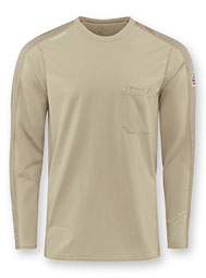 Bulwark® Men's Flex Knit Long-Sleeve T-Shirt