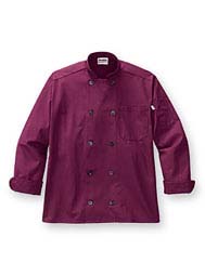 Classic Chef Coat with Contrast Buttons