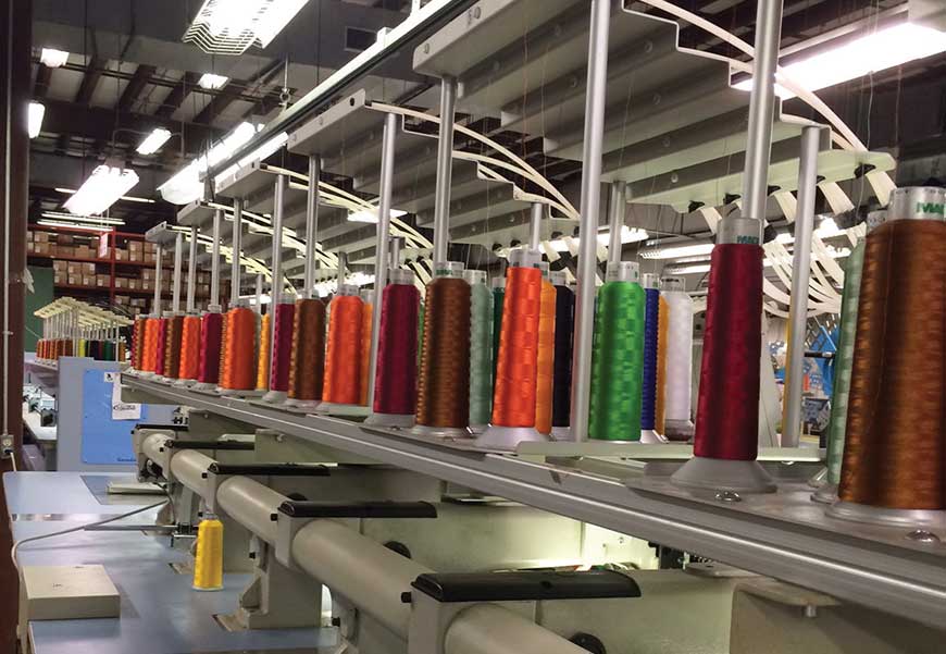 Image of embroidery machine
